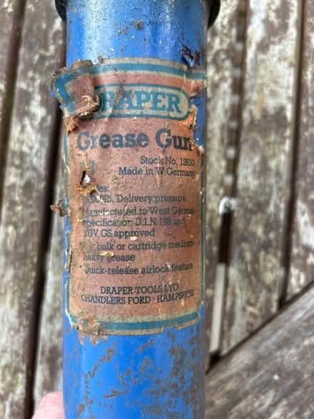 Photo of free Grease gun for car (Bierton Aylesbury) #2