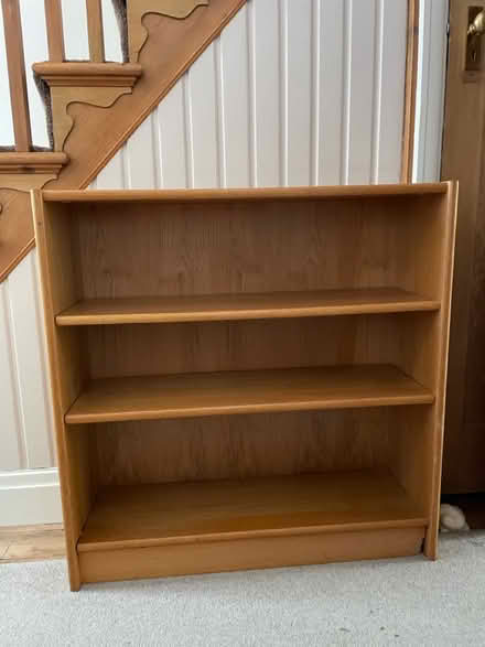 Photo of free Wooden bookcase (Beechwood NP19) #1