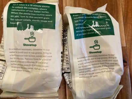 Photo of free Pasta, farro, barley, and rice (Old Mountain View) #2
