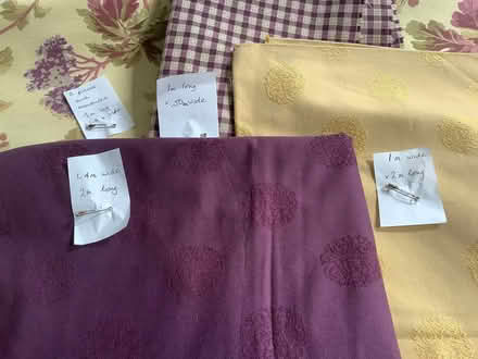 Photo of free Fabric pieces, curtain weight, each 1 - 2m (Loughborough LE11) #2