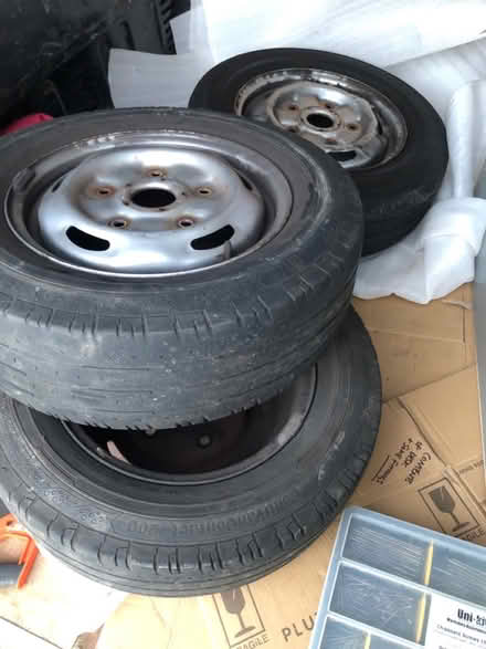 Photo of free Ford transit wheels and tyres x3 (Hedon HU12) #1