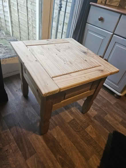Photo of free Wooden side table (Pudsey LS28) #1
