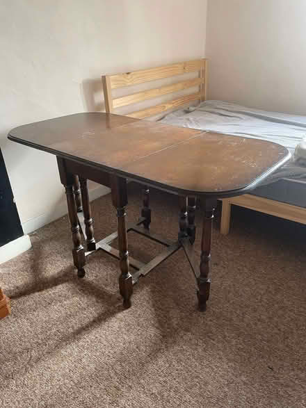 Photo of free Oak drop leaf table (Sandford-on-Thames OX4) #1