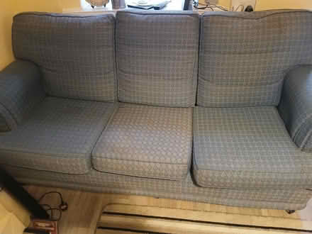 Photo of free 3 seater fabric sofa (Wicklow Town) #1