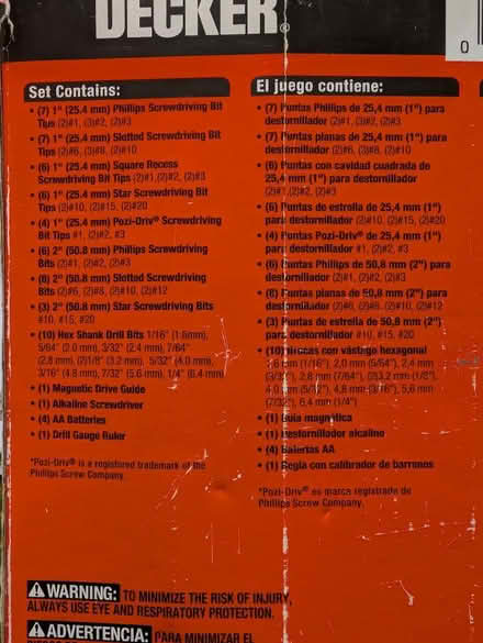 Photo of free Black & Decker Screwdriver Set (Brookmont/Glen Echo) #3