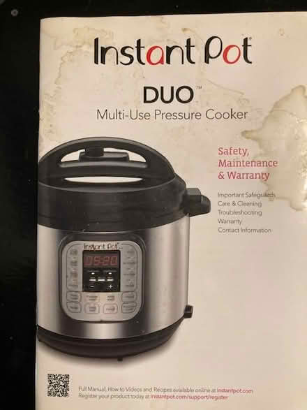 Photo of free Instant Pot (Duo 80 V2) (Dupont/Lansdowne) #1