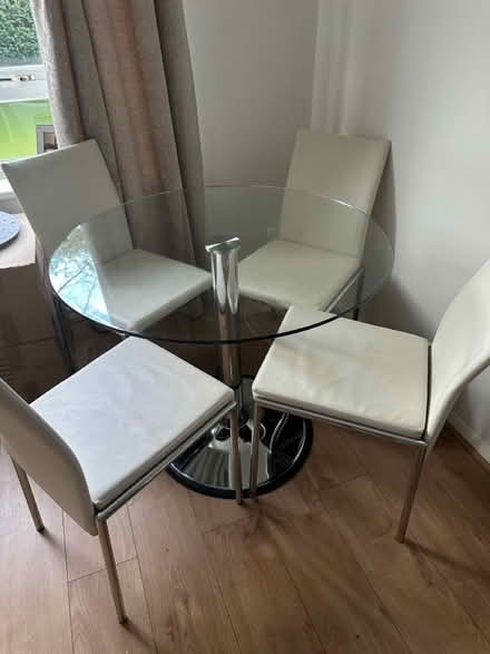 Photo of free Glass table with chairs (KT15) #1