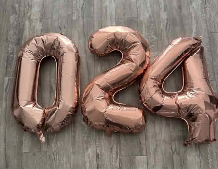 Photo of free Mylar balloons (#0, 2, 4) (Sunnyvale - 94087) #1