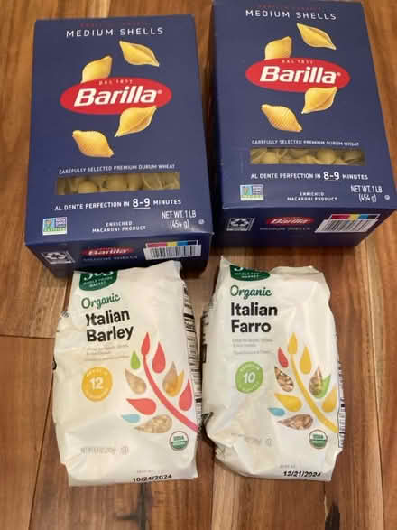 Photo of free Pasta, farro, barley, and rice (Old Mountain View) #1