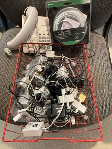 Photo of free Tray of analogue phone and bits! (Wivenhoe CO7) #1