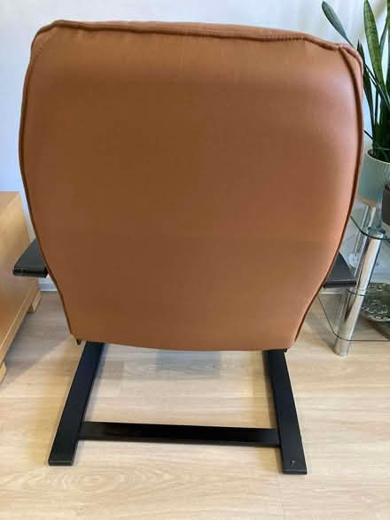 Photo of free Two Tan Leather Living Room Chairs (Monkspath B90) #3