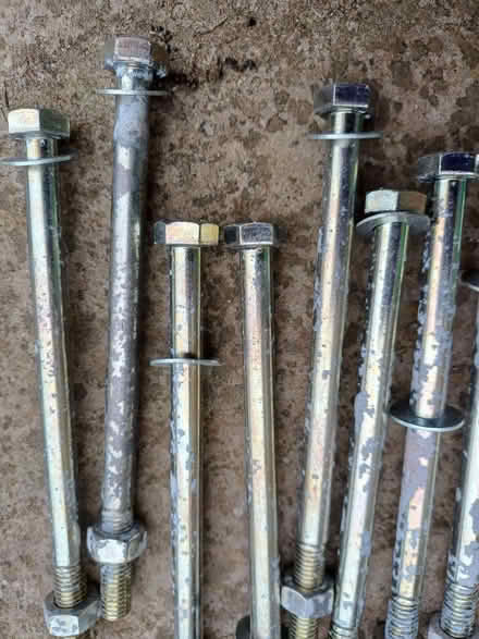 Photo of free Hex Bolts with Nuts and Washers x 16 (CT7) #3