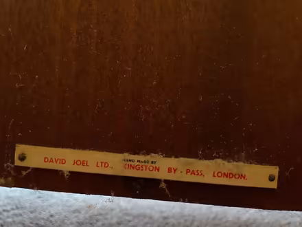 Photo of free 1950s David Joel Wooden Sideboard (Fulham Palace Rd W6) #3