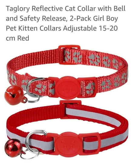 Photo of free Cat collar x2 red (Stevenage SG1) #1