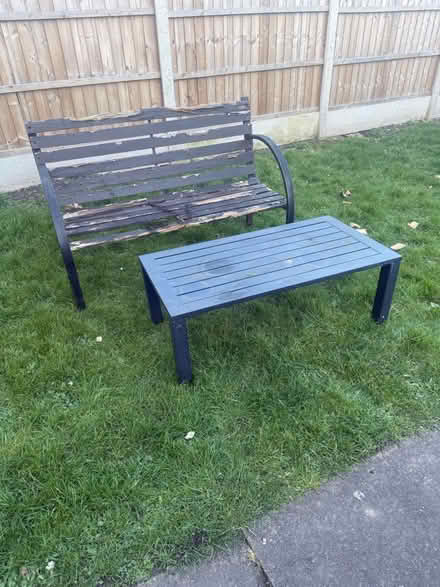 Photo of free Bench & table (DE24 derby) #1