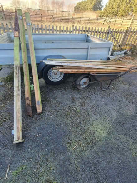 Photo of free Lengths of wood and posts (Street on the Fosse BA4) #2
