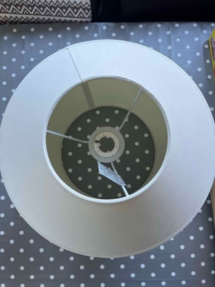 Photo of free Made white ceiling lampshade (BR4) #3