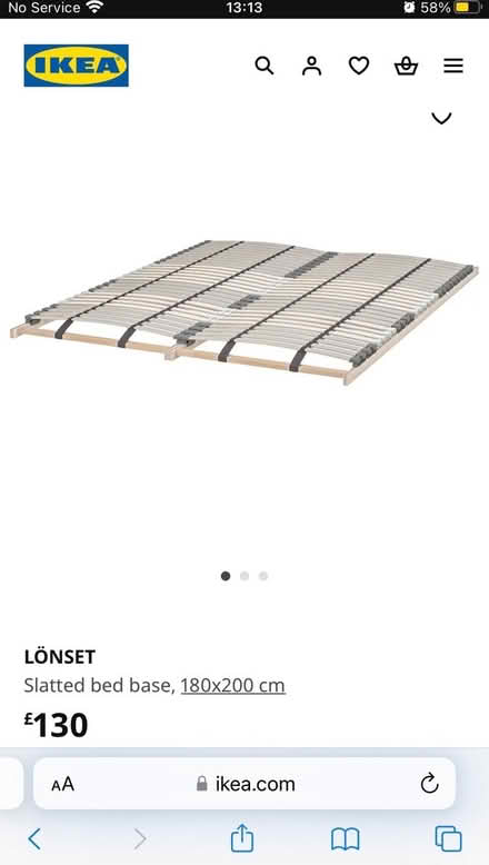Photo of free Ikea lonset doublebed slats (Primrose) #1