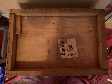 Photo of free Vintage piano stool with storage; needs new seat. (Rusthall TN3) #4