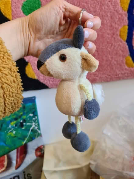 Photo of free Cute keyring toy (Wood green N22) #2
