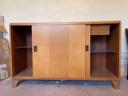 Photo of free 1950s David Joel Wooden Sideboard (Fulham Palace Rd W6) #1
