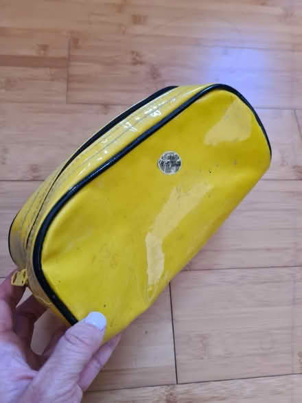 Photo of free Yellow shiny pencil case (Wood green N22) #2