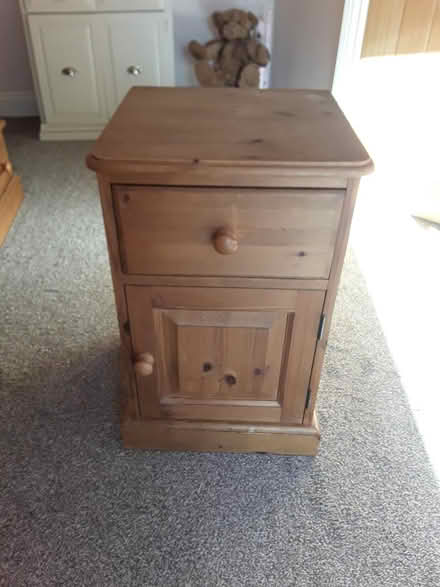 Photo of free Pine bedside cabinet (Penrith) #1