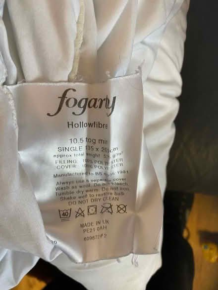 Photo of free Single duvet (Carnmoney BT36) #2