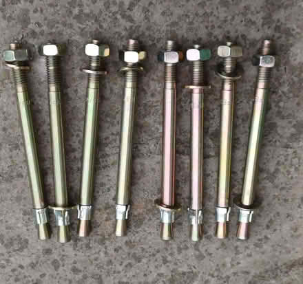 Photo of free Through Bolt Wedge Anchors x 8 (CT7) #1