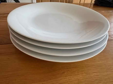 Photo of free White dinner plates (large) (Colwall Stone WR13) #1