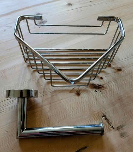 Photo of free Toilet roll holder and shower basket (Bluntisham PE28) #1