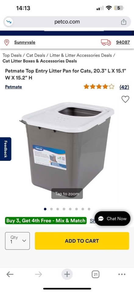 Photo of free cat litter box, little genie (near kings academy) #4