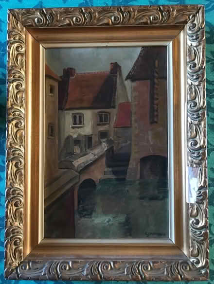 Photo of free Small oil painting with frame (SE4 Brockley) #1