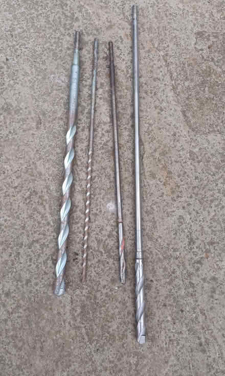 Photo of free Four Steel Masonry Drill Bits (CT7) #1