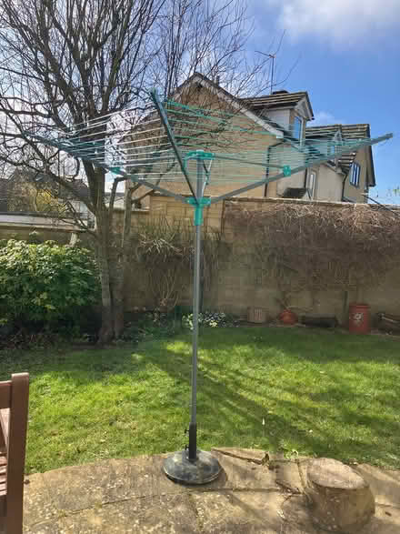Photo of free Rotary washing Line with Base (Finstock ox7) #1