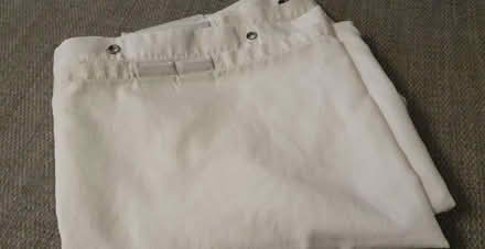 Photo of free Plain white shower curtain (Wokingham RG40) #1