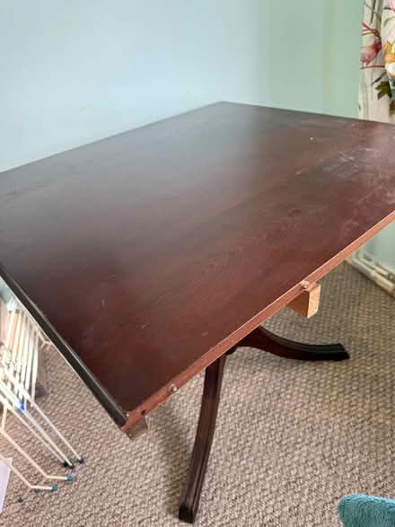 Photo of free Mahogany table (Cooden TN39) #3