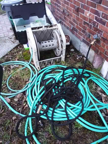 Photo of free Green garden hose and hose reel (Lakewood, near St Clares) #3