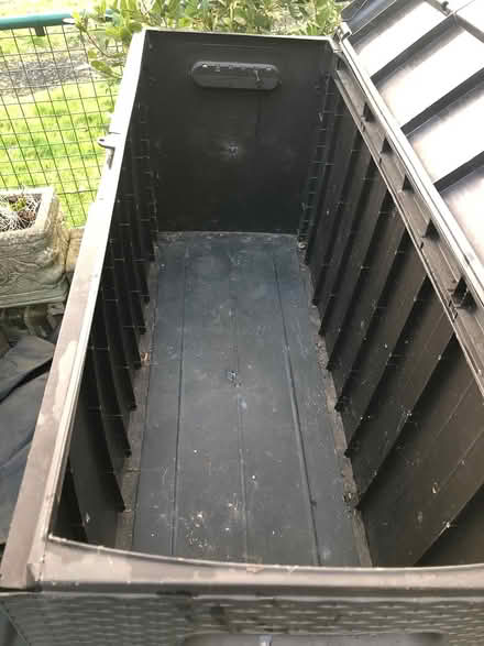 Photo of free Plastic garden ottoman (Headley surrey) #2