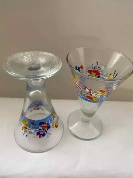 Photo of free Vintage Disney Sundae Glasses (Warfield RG12) #2