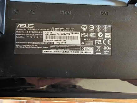 Photo of free Asus VE248 Monitor (Cambridge, Inman Sq.) #3