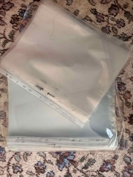 Photo of free Clear punched folders (Sundon Park LU3) #1