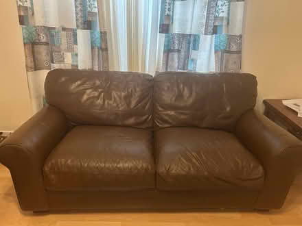 Photo of free Argos leather sofas (Kidlington) #3