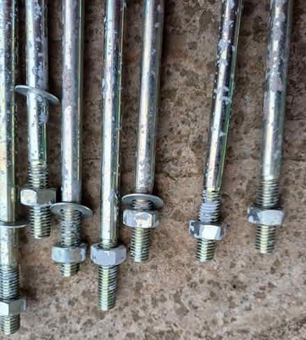 Photo of free Hex Bolts with Nuts and Washers x 16 (CT7) #2