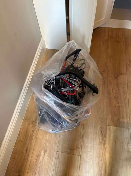 Photo of free Big bag filled with all kinds of clothes hangers (Tooting SW17) #1