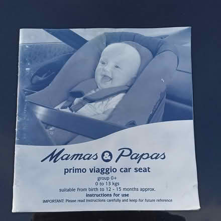 Photo of free Baby car seat (Fulwood PR2) #2