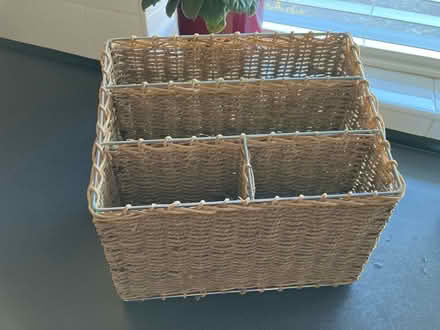 Photo of free Rattan desk stationary holder (Blackmore CM4) #1