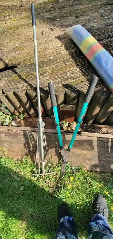 Photo of free Garden rake and choppers (Litchard, Bridgend cf31 1pq) #1
