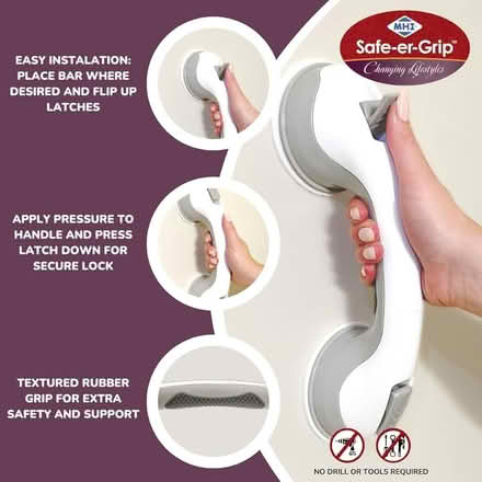 Photo of free Shower grab bar (Sunnyvale near Fremont H.S.) #3