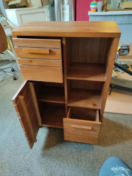 Photo of free Wooden storage cupboard (BT7) #2
